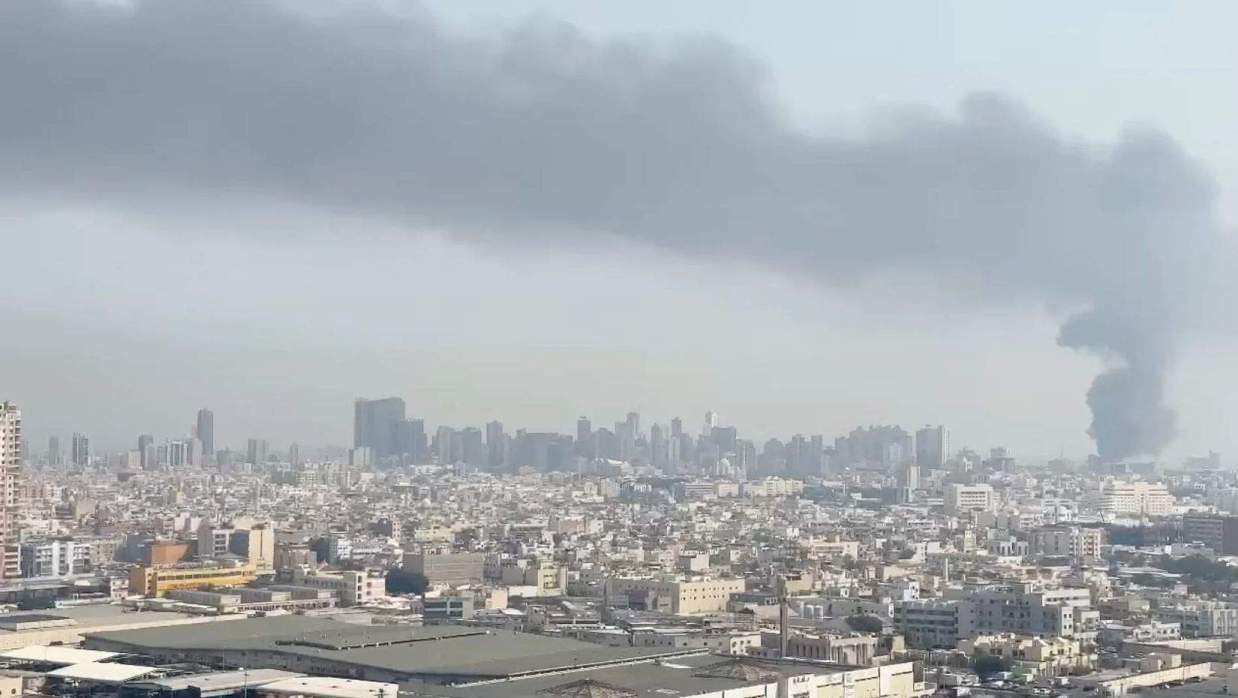  বাহরাইনের রাজধানী মানামায় ইরানের হামলা