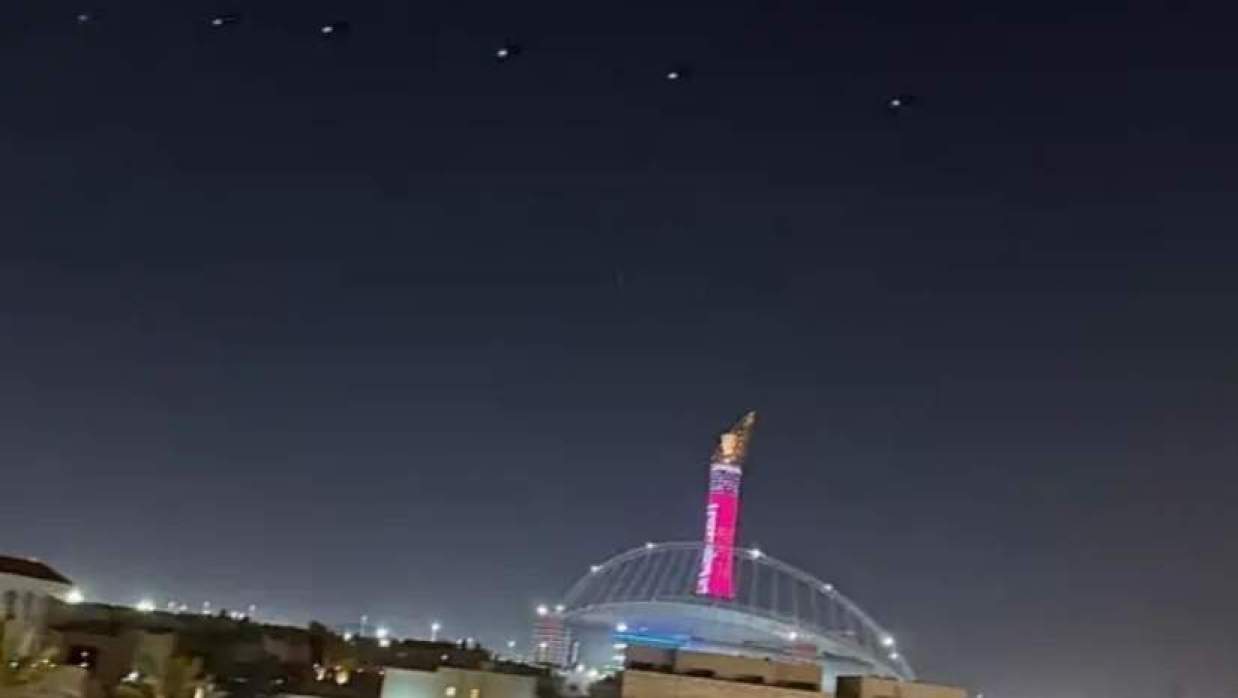 কাতারে হামলার দৃশ্য 