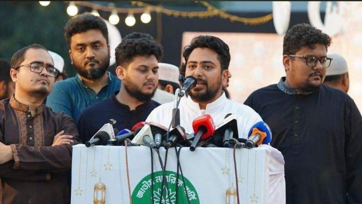 এনসিপি আহ্বায়ক ও বিরোধী দলীয় চিফ হুইপ মোঃ নাহিদ ইসলাম