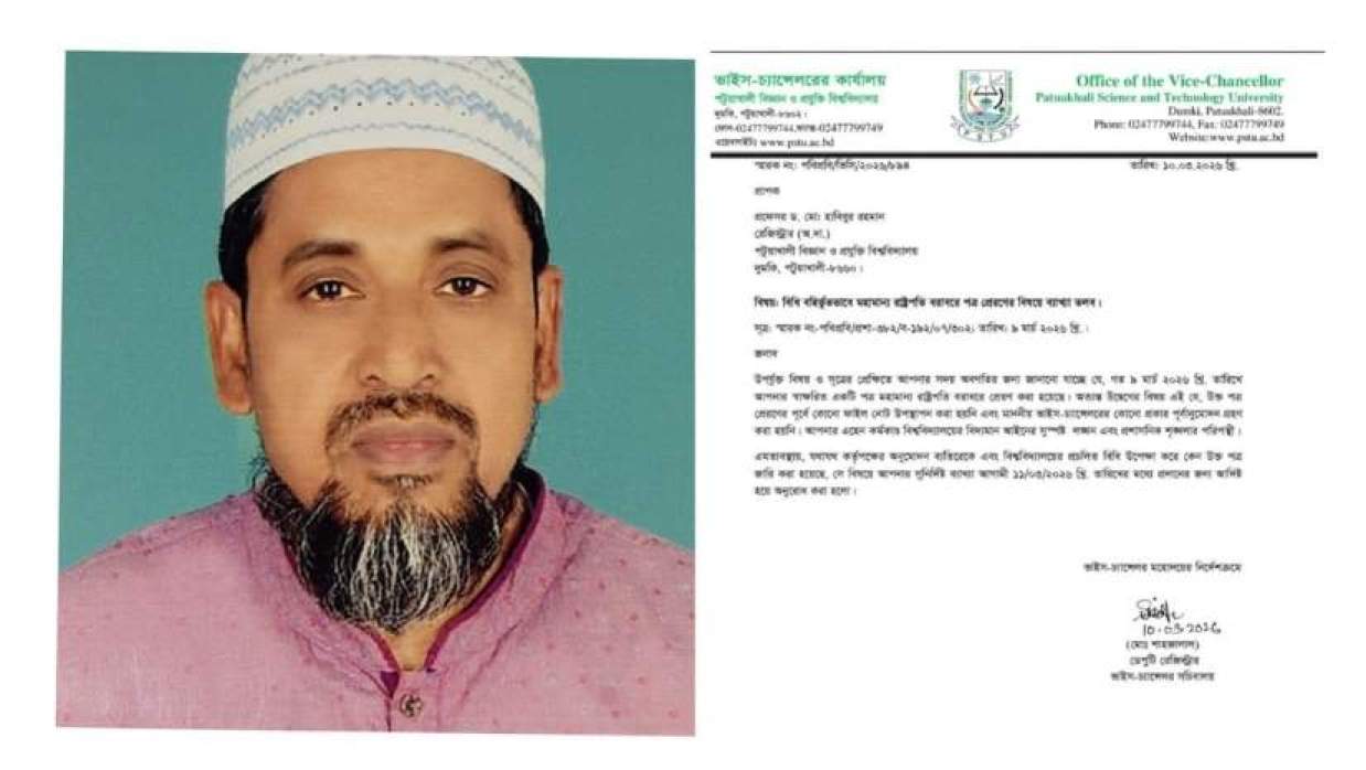 রেজিস্ট্রার অধ্যাপক ড. মো. হাবিবুর রহমান