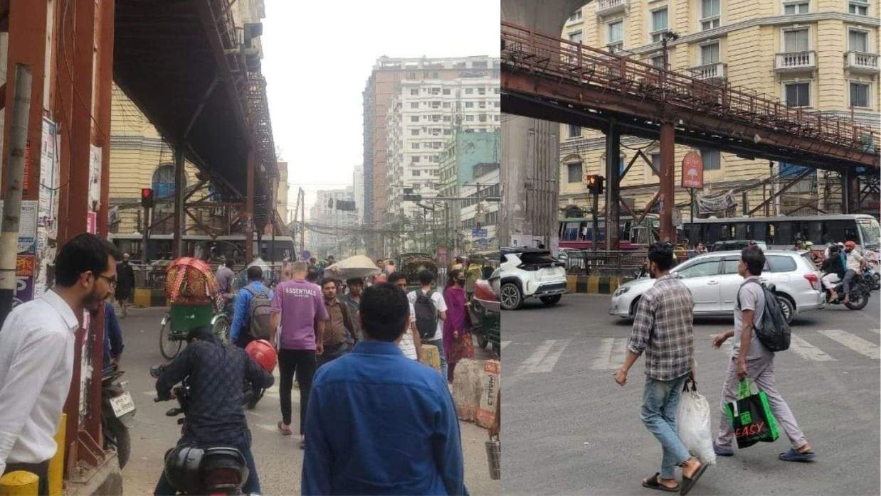 রাজধানীতে কেন ফুটওভার ব্রিজ ব্যবহারে অনীহা পথচারীদের?