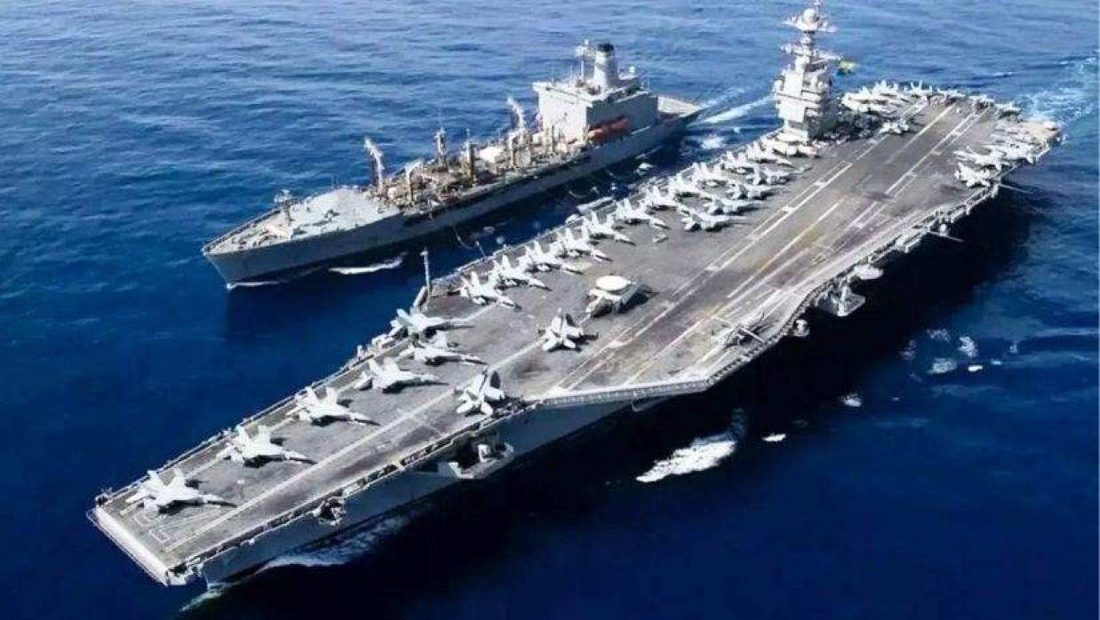 যুক্তরাষ্ট্রের বৃহত্তম বিমানবাহী রণতরীতে আগুন, আহত দুই সেনা