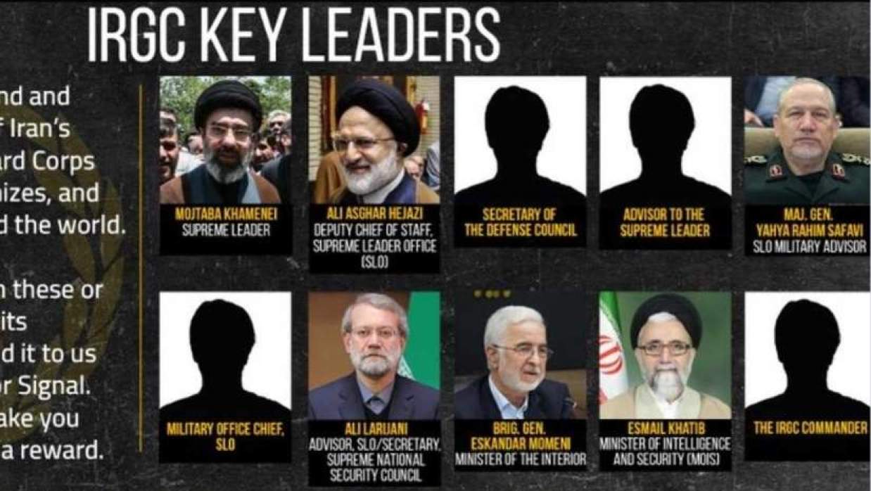 ইরানের ইসলামি বিপ্লবী গার্ডের নেতারা