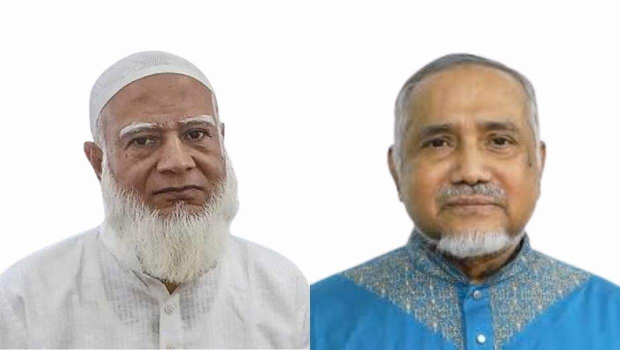 জামায়াতের আমির ডা. শফিকুর রহমান ও নায়েবে আমির মোহাম্মদ তাহের।