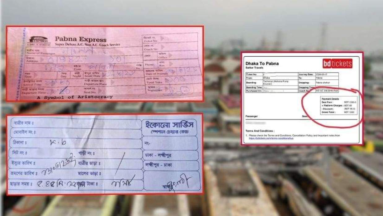 ঈদে দ্বিগুণ ভাড়া আদায়ে নতুন কৌশল, পকেট কাটছে যাত্রীর