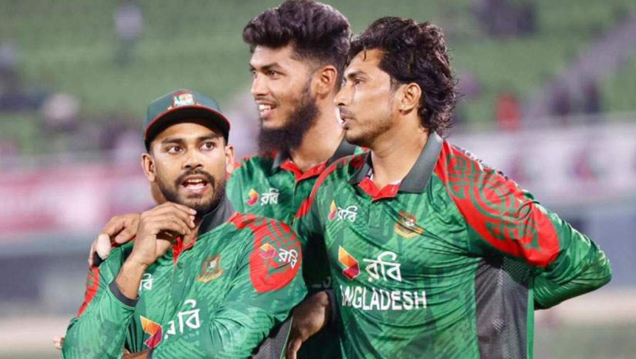 রিশাদ, মিরাজ ও সৌম্য 