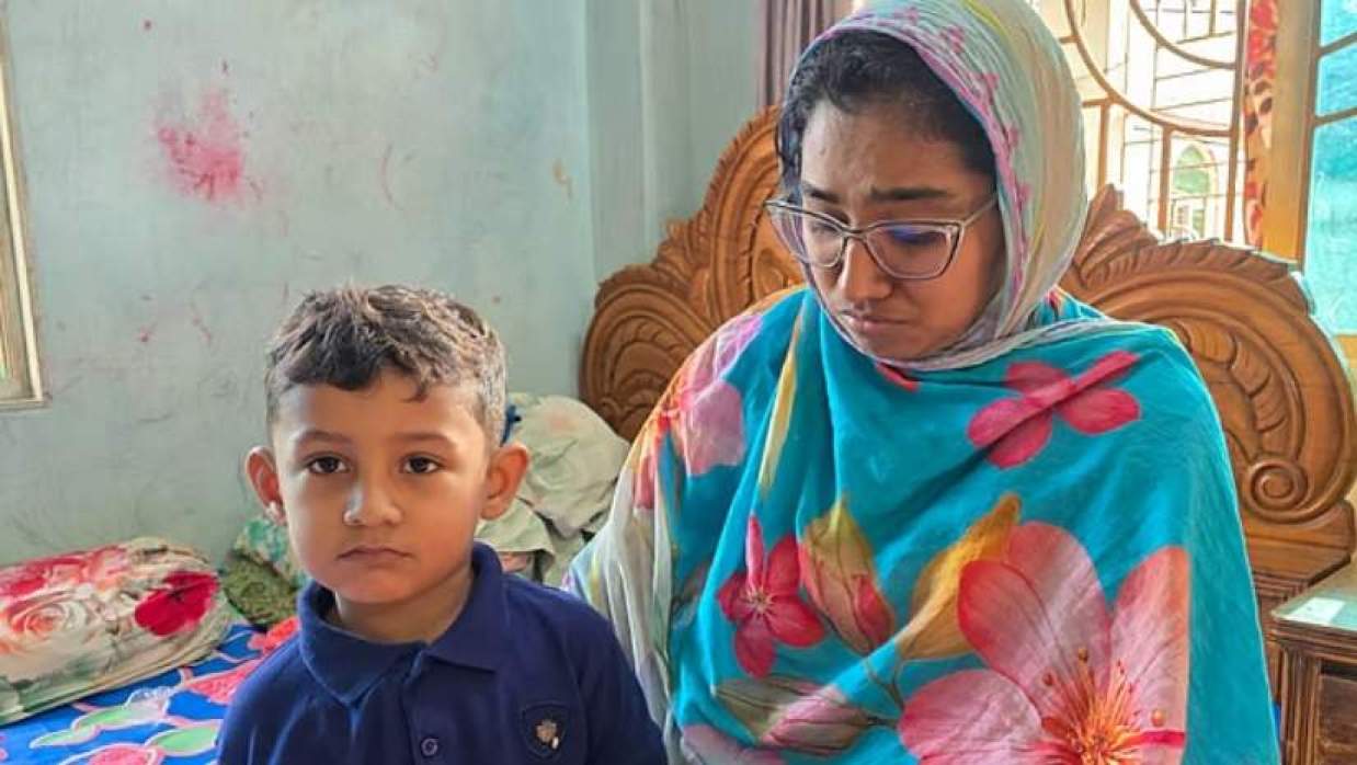 মেট্রোর বিয়ারিং প্যাড পড়ে মৃত্যু, বাবা ছাড়া দুই শিশুসন্তানের কষ্টের ঈদ