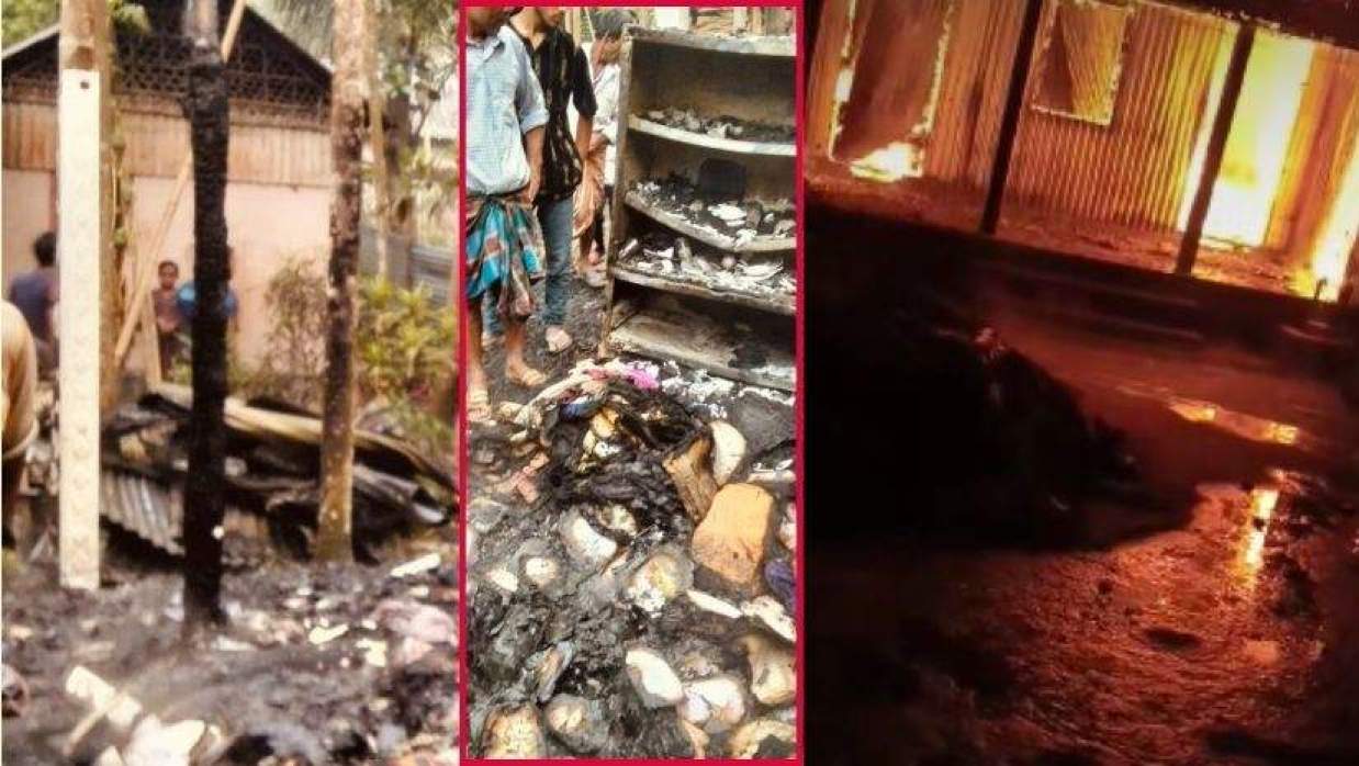 ঢাবি পরীক্ষা নিয়ন্ত্রকের গ্রামের বাড়ি আগুনে পুড়ে ছাই, ক্ষয়ক্ষতি কোটি ছুঁইছুঁই