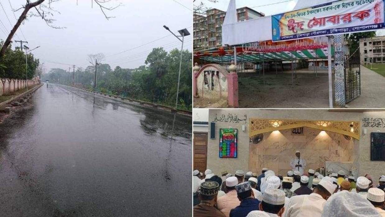 বৈরী আবহাওয়ার মধ্যেও গোপালগঞ্জে ঈদের আনন্দে ভাটা নেই