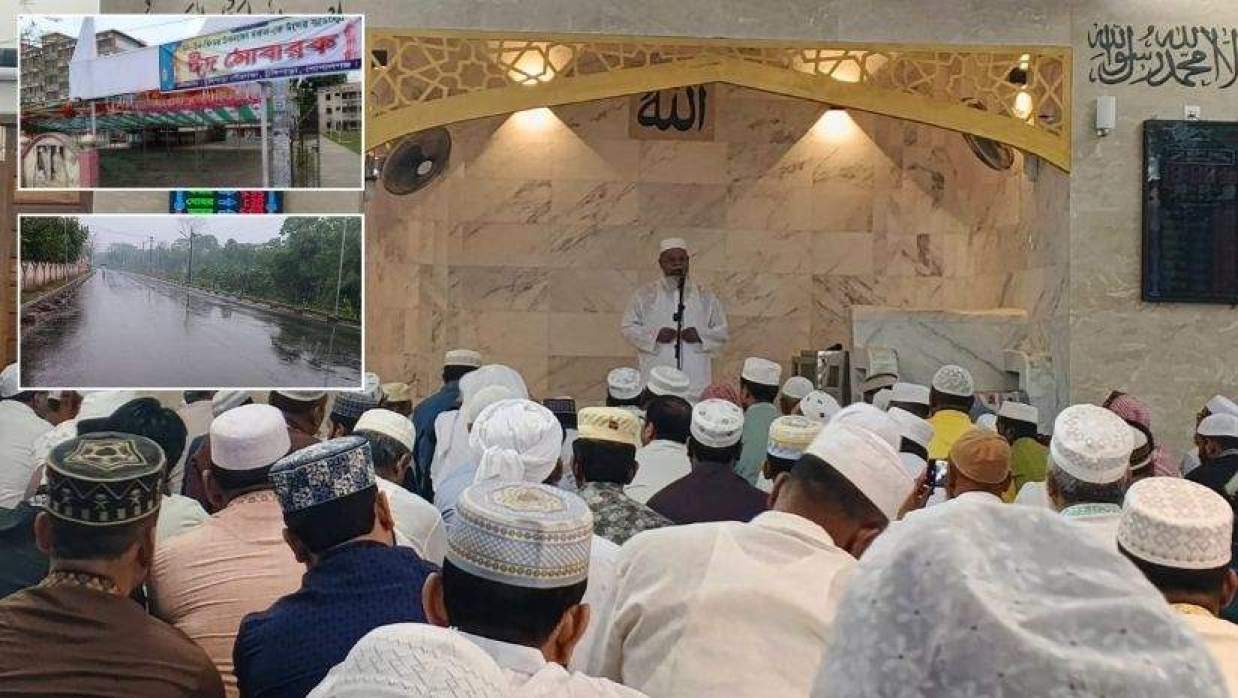 বৈরী আবহাওয়ার মধ্যেও গোপালগঞ্জে ঈদের আনন্দে ভাটা নেই