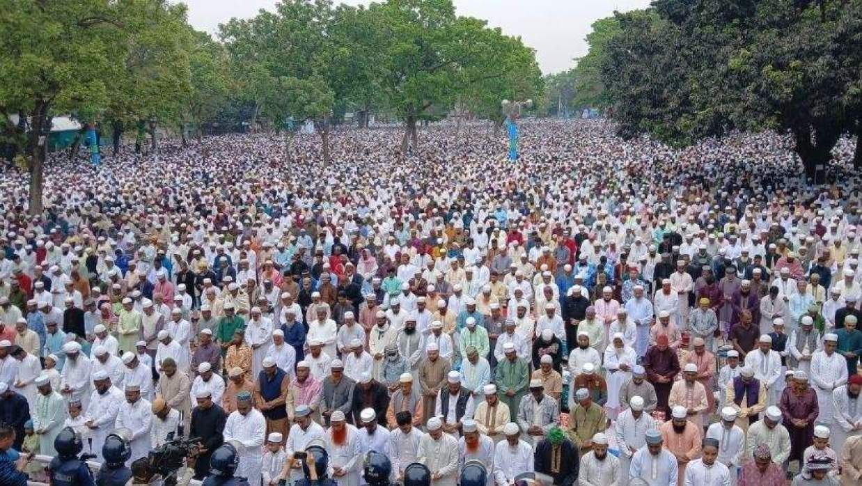 কিশোরগঞ্জের ঐতিহাসিক শোলাকিয়া ঈদগাহ ময়দান