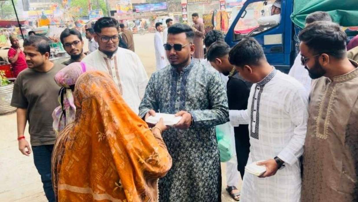 ছাত্রদল নেতার ব্যতিক্রমী উদ্যোগ