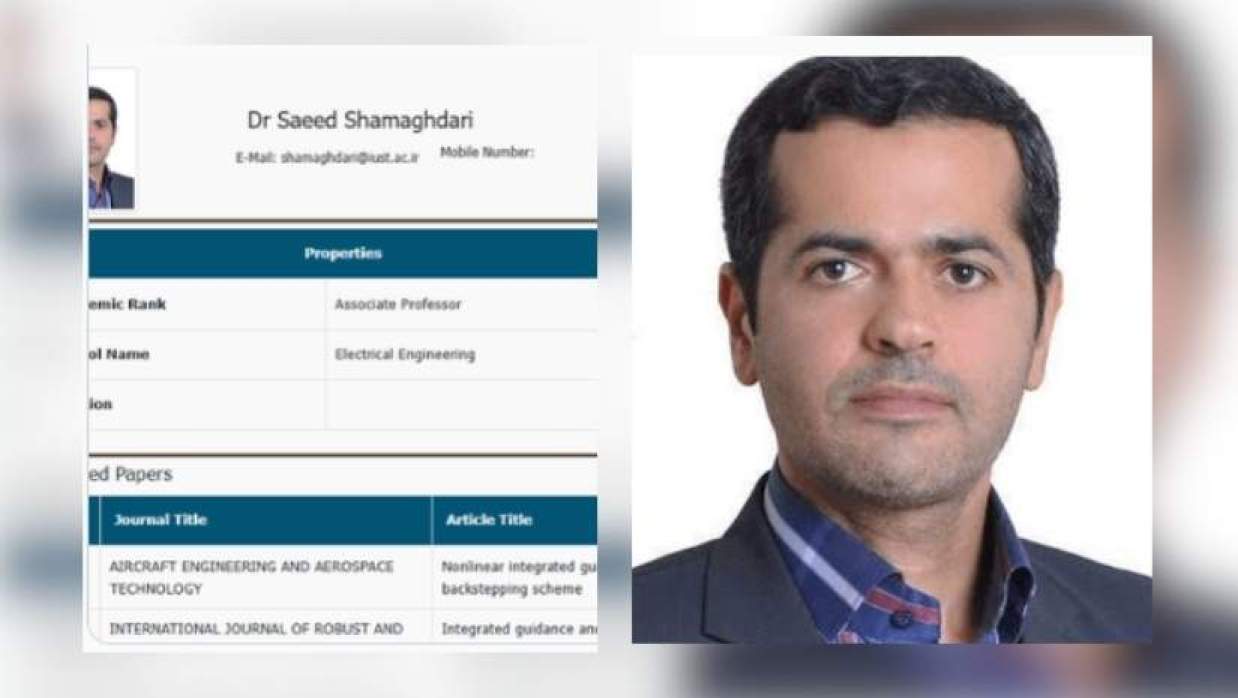 নিহত শিক্ষক ড. সাঈদ শামঘাদারি