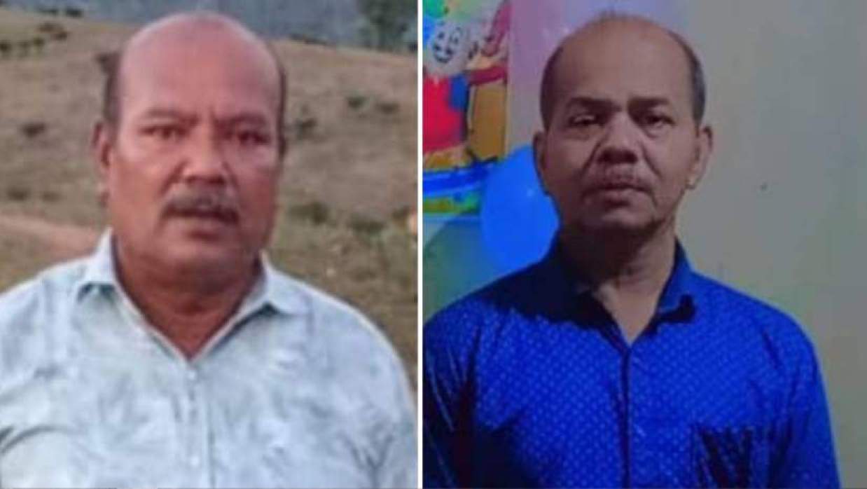 নিহত রনজিত ধর ও বাবুল দে প্রকাশ বালি