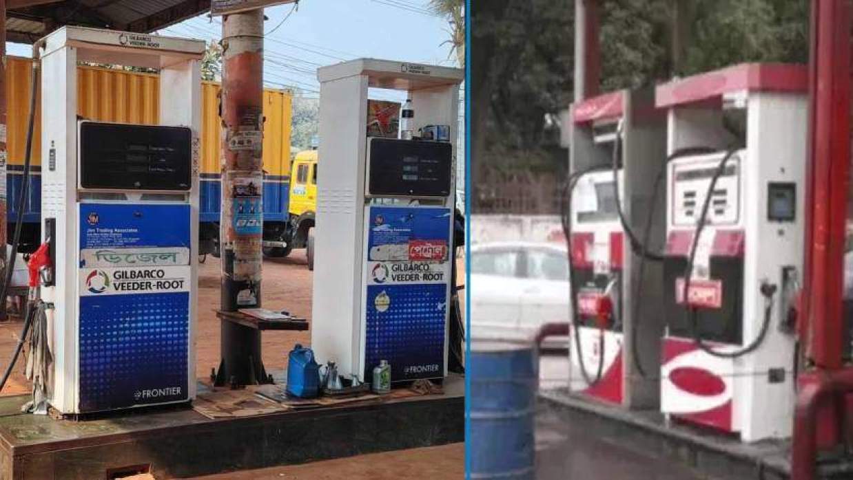 যশোরে পাম্পে পাম্পে ঘুরেও মিলছে না জ্বালানি, দুর্ভোগ