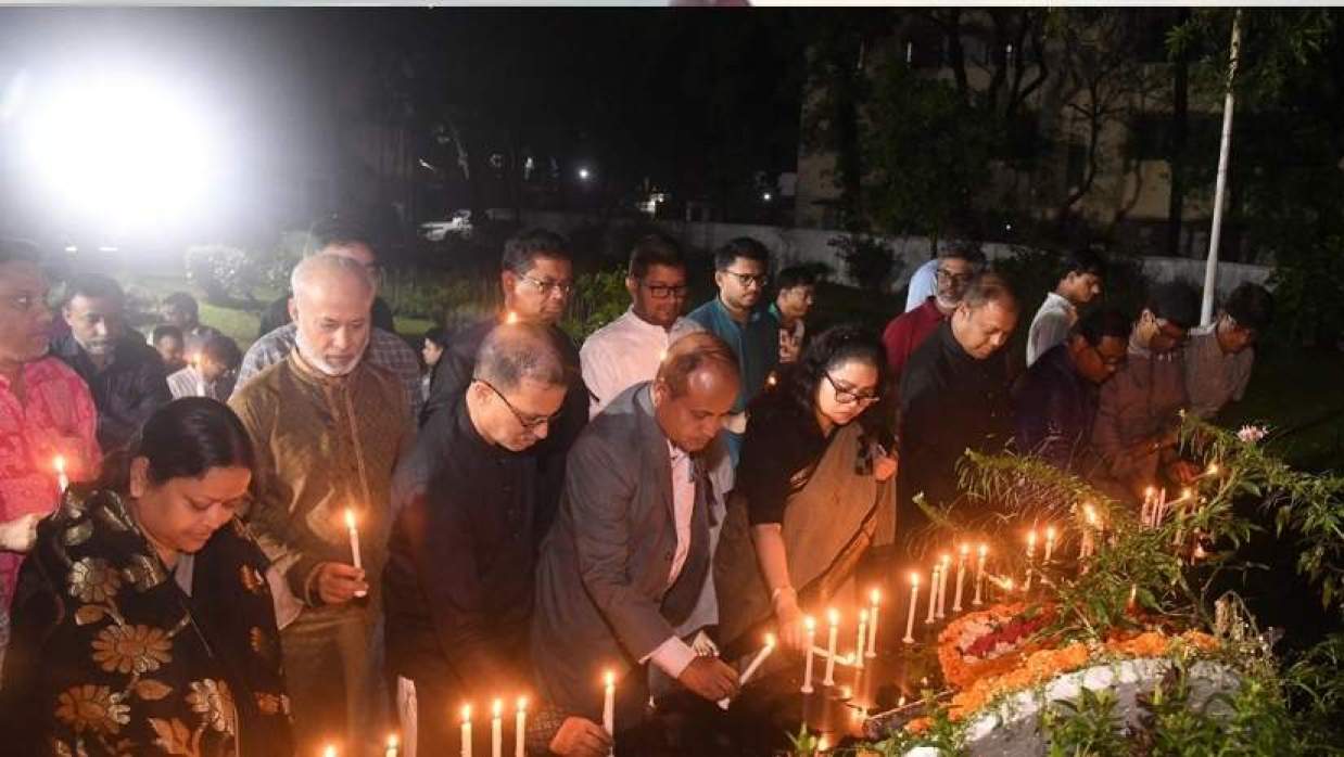 ঢাবিতে গণহত্যা দিবস পালিত