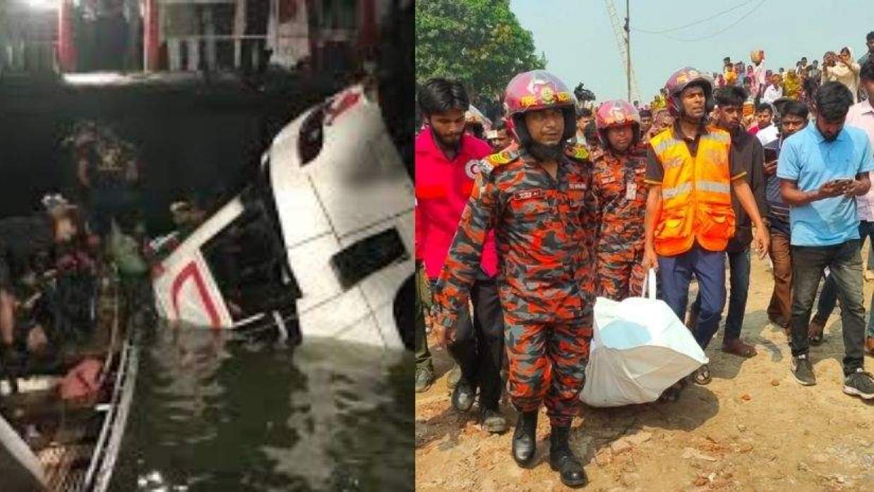 পদ্মায় বাস ডুবিতে নিহতদের মরদেহ উদ্ধার