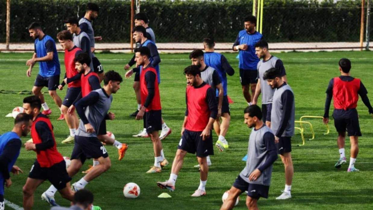 তুরস্কে অনুশীলন করছেন ইরানী ফুটবলাররা 