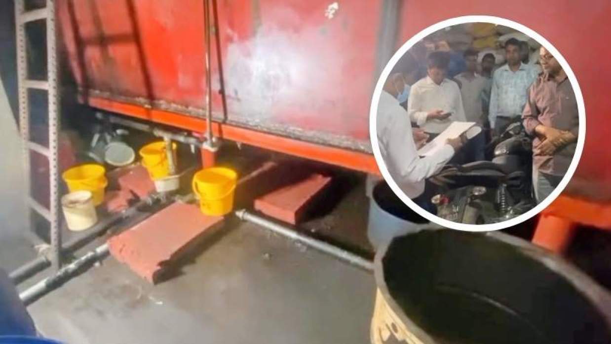 আবাসিক ভবনের নিচতলায় তেল মজুদ