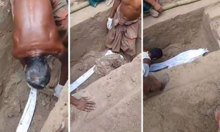 মৃত্যুর ৩৮ মাস পর কবর থেকে বোনের দেহাবশেষ উঠালেন ভাই