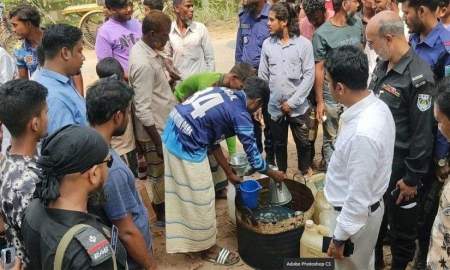 বাসাবাড়িতে মিললো `মিনি পেট্রোল পাম্পের' সন্ধান