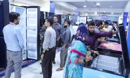 ঈদ কেনাকাটায় ফ্রিজ বিক্রিতে উচ্ছ্বাস, ক্রেতার পছন্দে ওয়ালটনের আধিপত্য