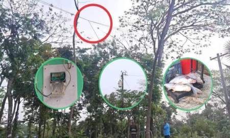 বিদ্যুতের লাইনে নাশকতার অভিযোগ, ক্ষতিগ্রস্ত শতাধিক পরিবার