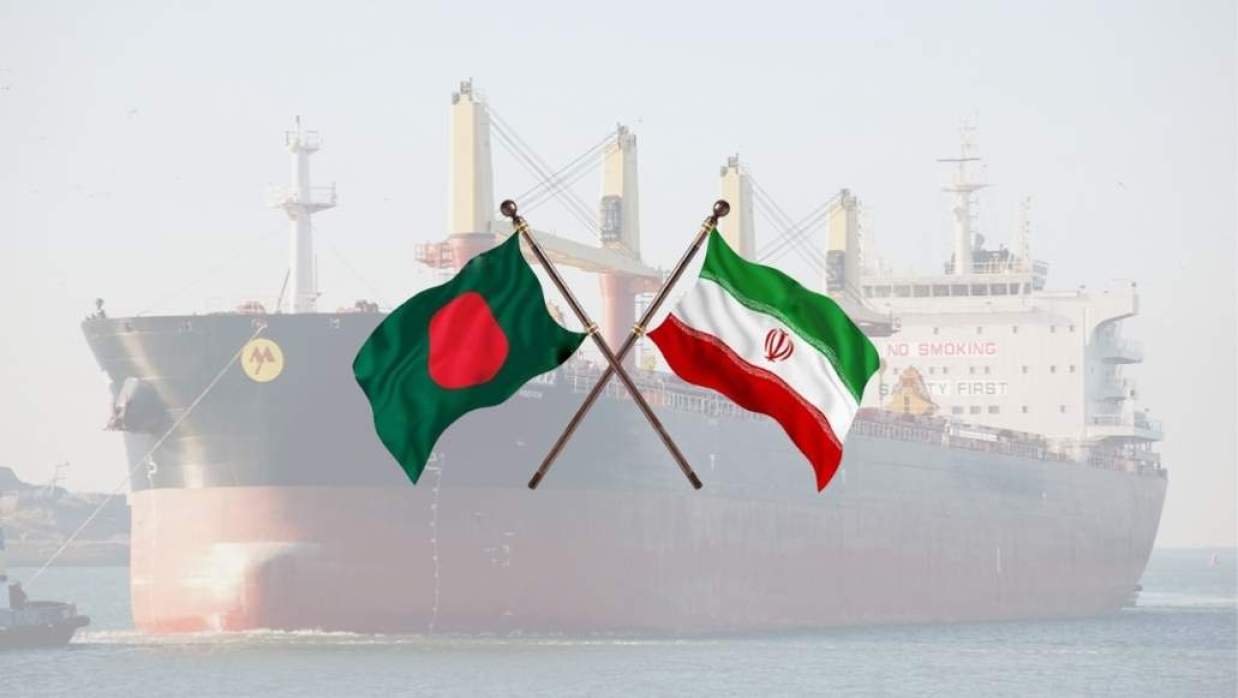 বাংলাদেশ ও ইরানের পতাকা
