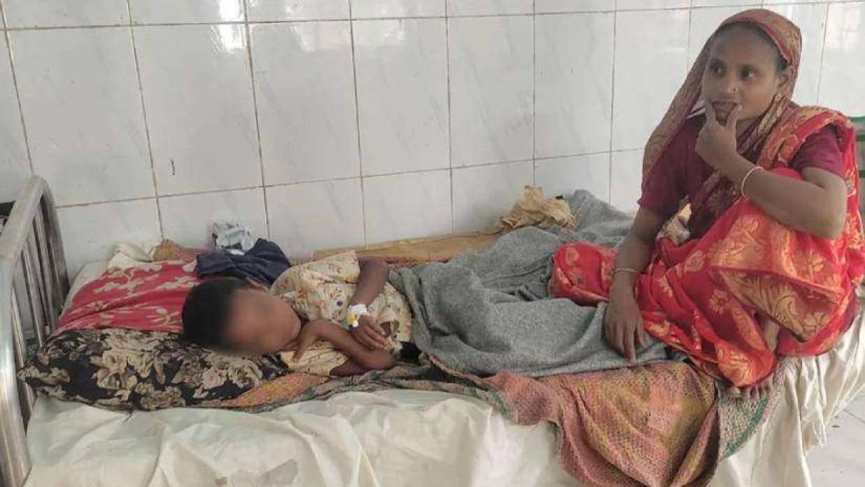 গাইবান্ধায় হামের উপসর্গ নিয়ে হাসপাতালে ভর্তি ৬ শিশু