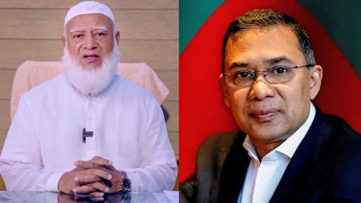 প্রধানমন্ত্রী তারেক রহমান ও বিরোধীদলীয় নেতা মো. শফিকুর রহমান