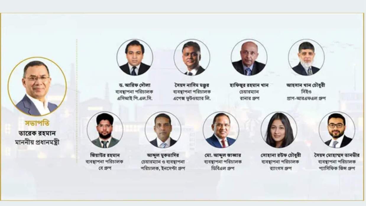 প্রধানমন্ত্রী তারেক রহমান ও পরিষদের সভাপতি