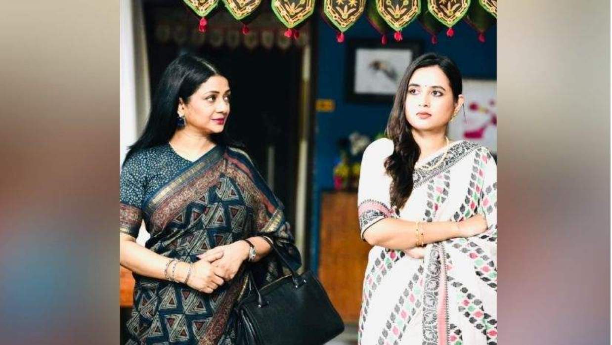 অভিনেত্রী তানভিন সুইটি ও তানিয়া বৃষ্টি 