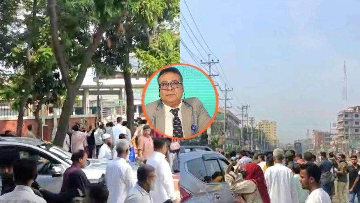 ফের হামলার শিকার জাতীয় বিশ্ববিদ্যালয়ের উপাচার্য