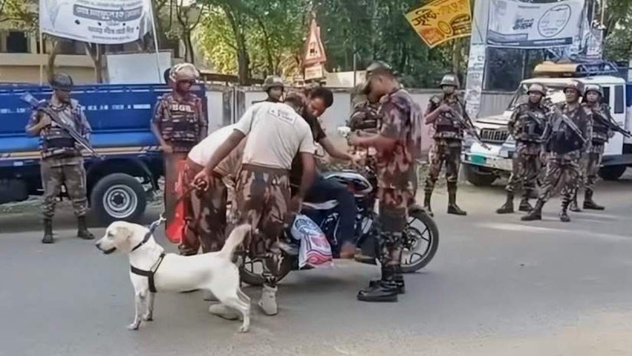 শেরপুর-৩ আসনে ভোটকে ঘিরে নিরাপত্তার চাদরে দুই উপজেলা
