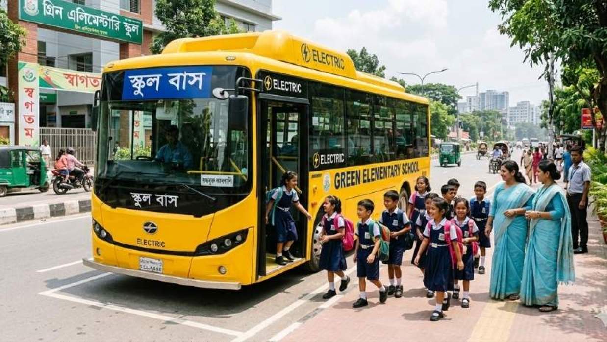 বৈদ্যুতিক স্কুল বাস
