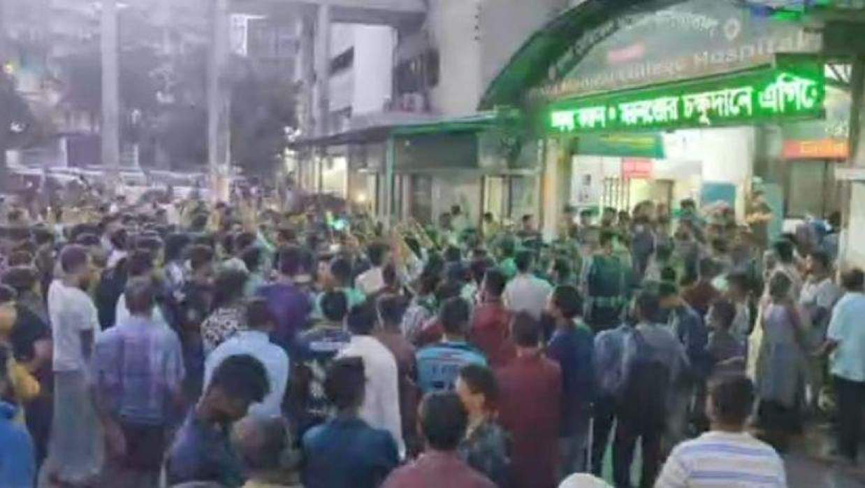 ঢামেক হাসপাতালের পরিস্থিতি