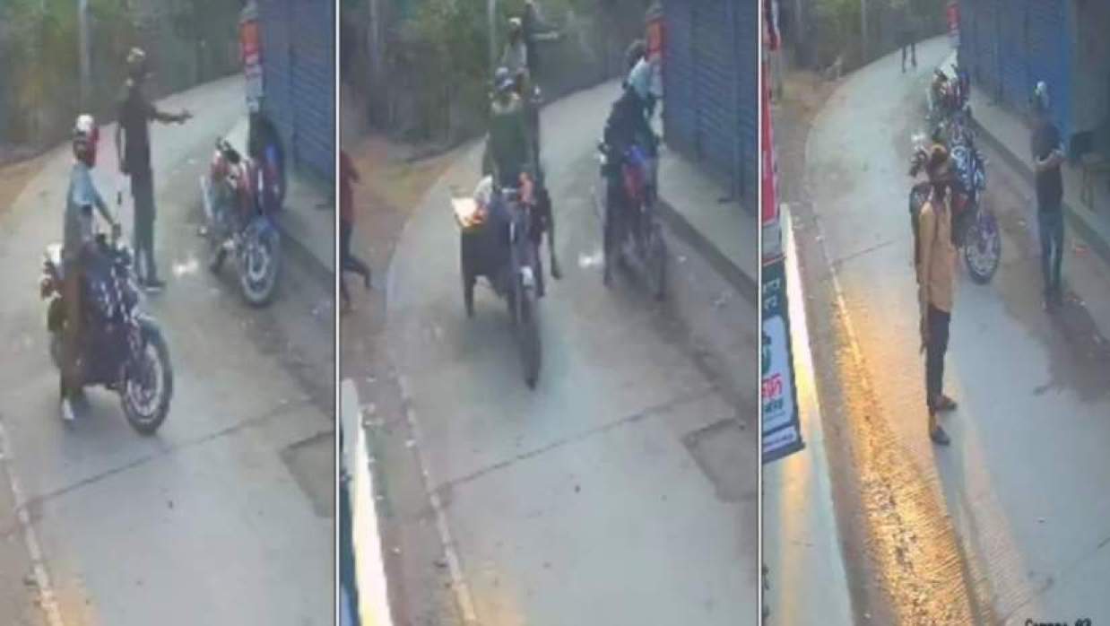 প্রকাশ্যে গুলি করে ২ লাখ টাকা ছিনতাই, সিসিটিভি ফুটেজ ভাইরাল