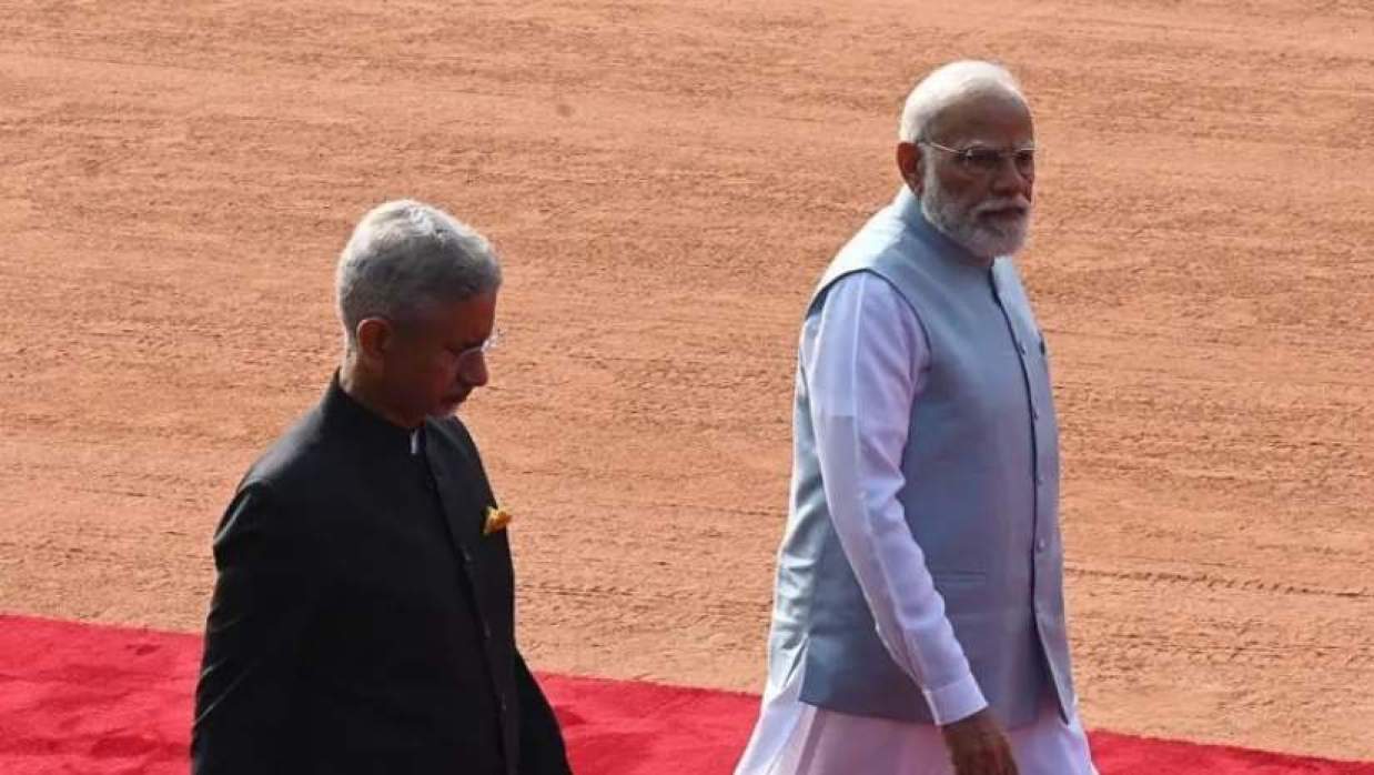 মোদি ও জয়শঙ্কর 