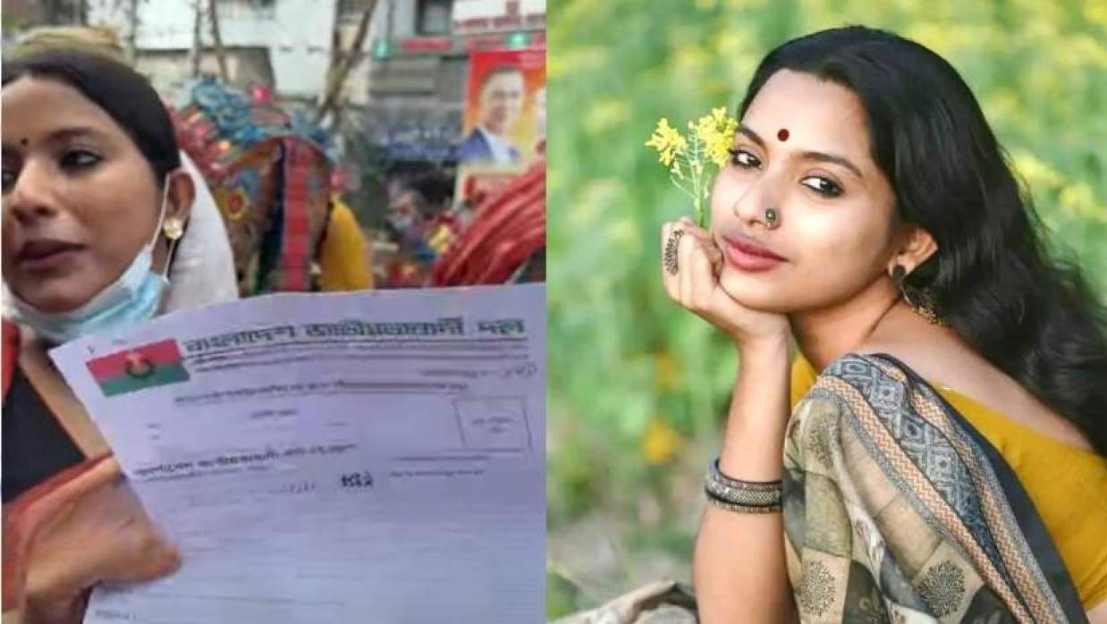 বিএনপির সংরক্ষিত নারী আসনে মনোনয়ন ফরম নিলেন সেই সিথী