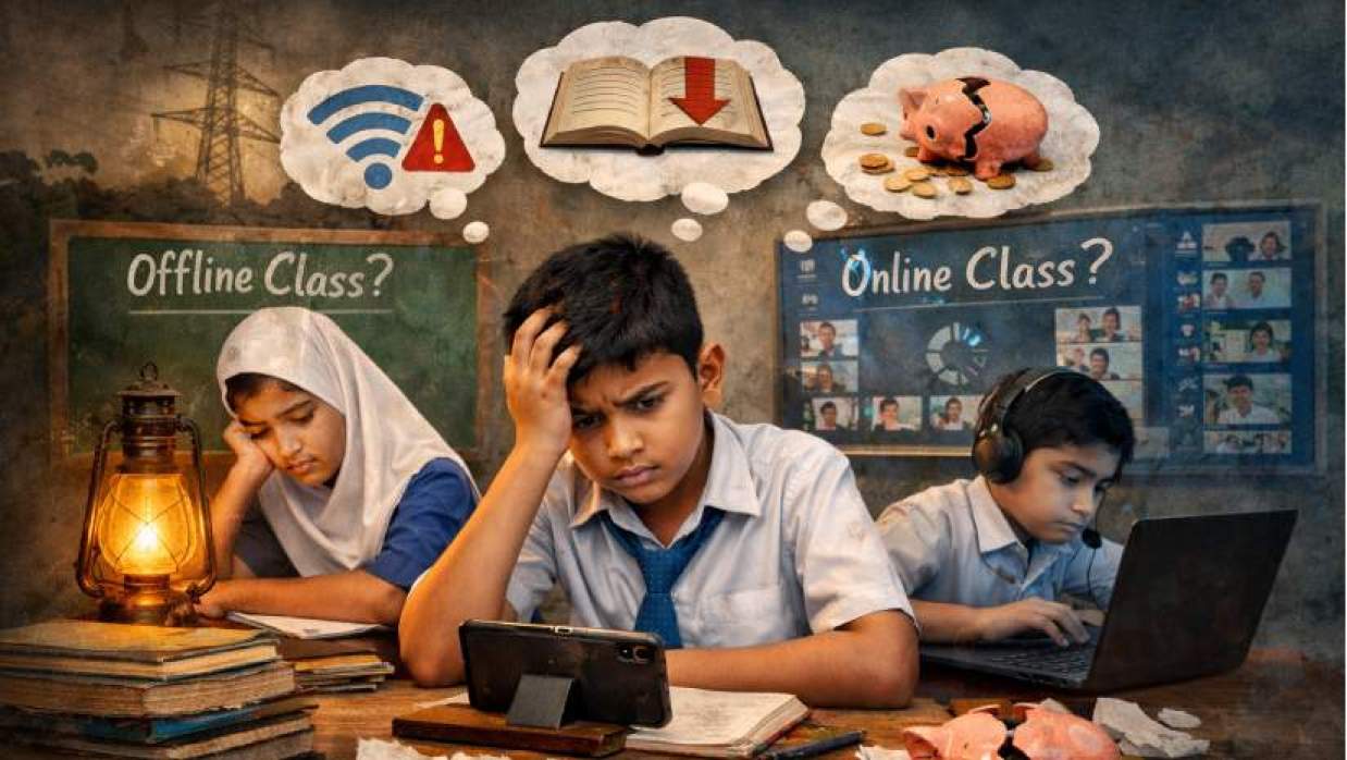 প্রস্তুতি-পরিকল্পনা ছাড়াই শুরু হচ্ছে অনলাইন ক্লাস, বাড়তে পারে ‘শিখন ঘাটতি’