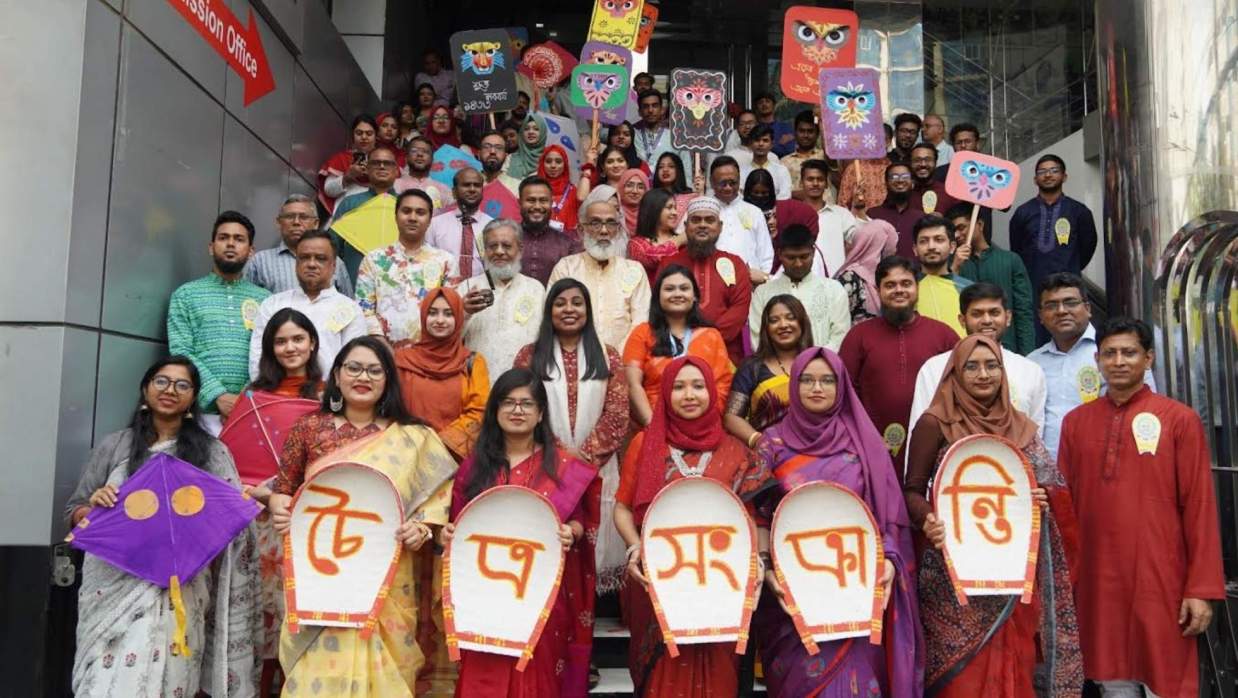 চৈত্র সংক্রান্তি ও নববর্ষ ঘিরে আইএসইউতে উৎসবের আমেজ