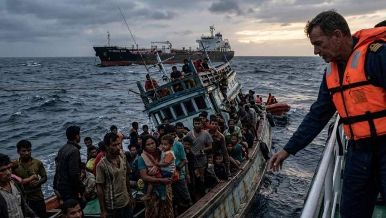 মালয়েশিয়া যাওয়ার পথে বাংলাদেশিসহ ২৫০ অভিবাসীর ট্রলারডুবি, ব্যাপক প্রাণহানির শঙ্কা  