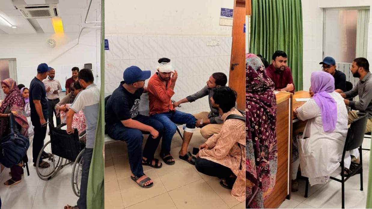 ঢাবির বাস দুর্ঘটনায় আহত ১১, যে কারণে প্রশাসনকে দায় দিলেন ডাকসু ভিপি