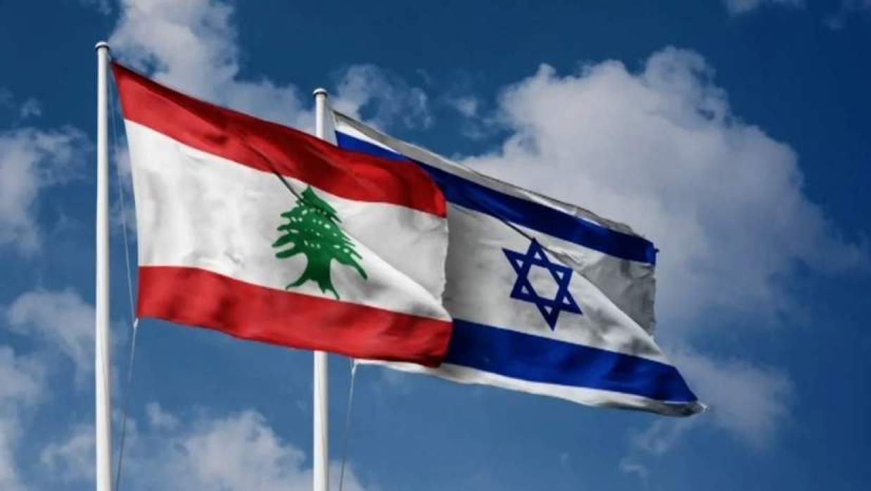 ইসরায়েল ও লেবাননের পতাকা