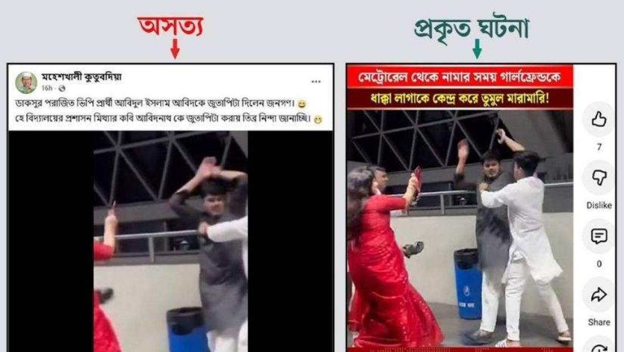 জুতাপেটার ভিডিওটি ছাত্রদল নেতা আবিদ নন