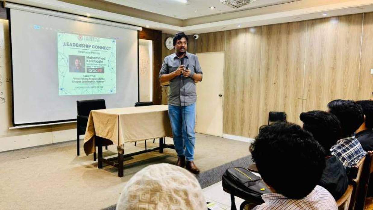 অনুষ্ঠানে রিসোর্স পারসন ছিলেন ব্রাক আইটি সার্ভিসেস লিমিটেডের লিড সফটওয়্যার ইঞ্জিনিয়ার মোহাম্মাদ কফিল উদ্দিন 