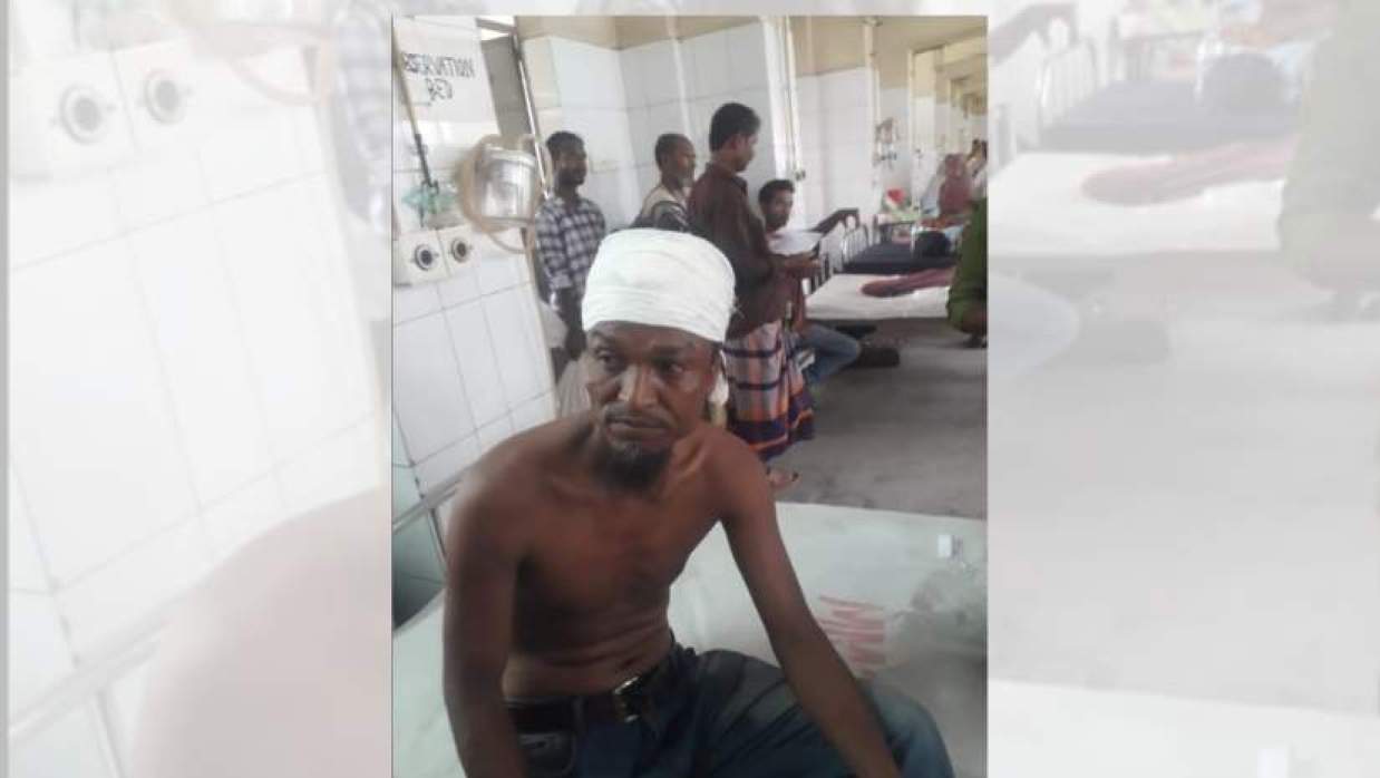 আহত রমজান আলী 