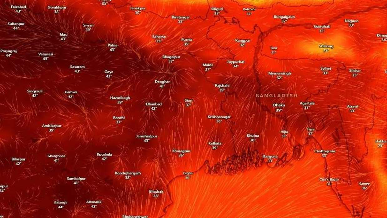 দেশের ২৯ জেলায় তীব্র তাপপ্রবাহের সতর্কবার্তা দিয়েছে বিডব্লিউওটি