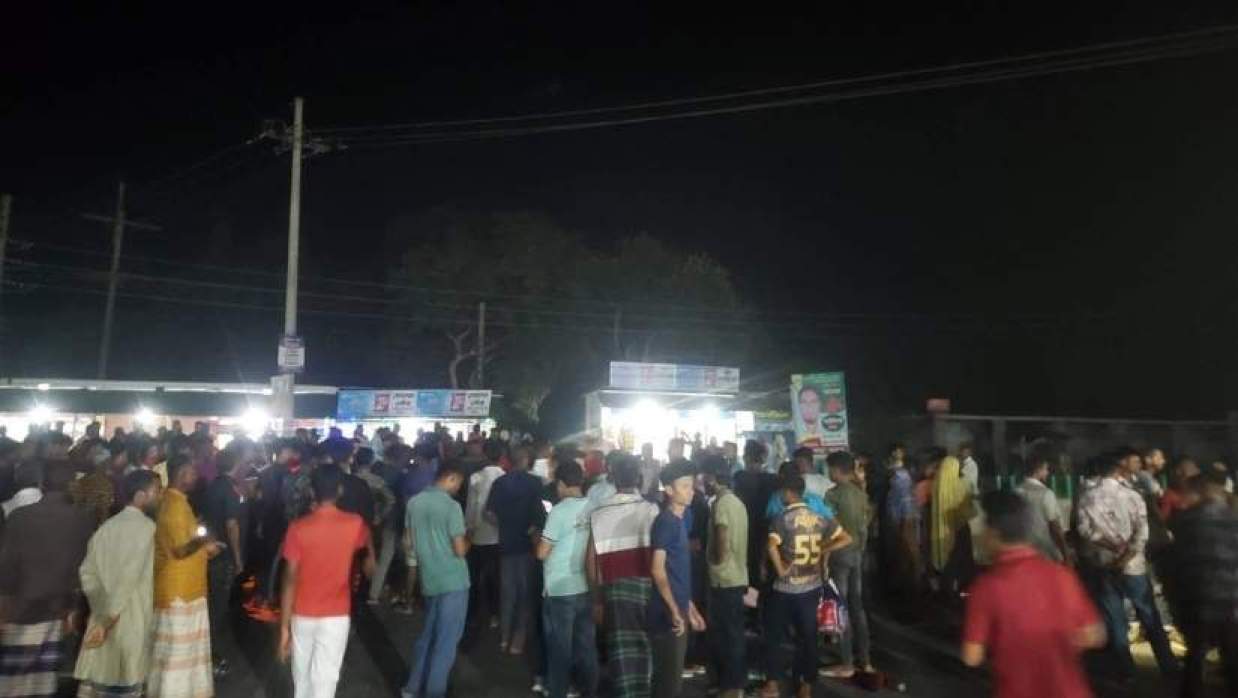  সড়ক অবরোধের ছবি 