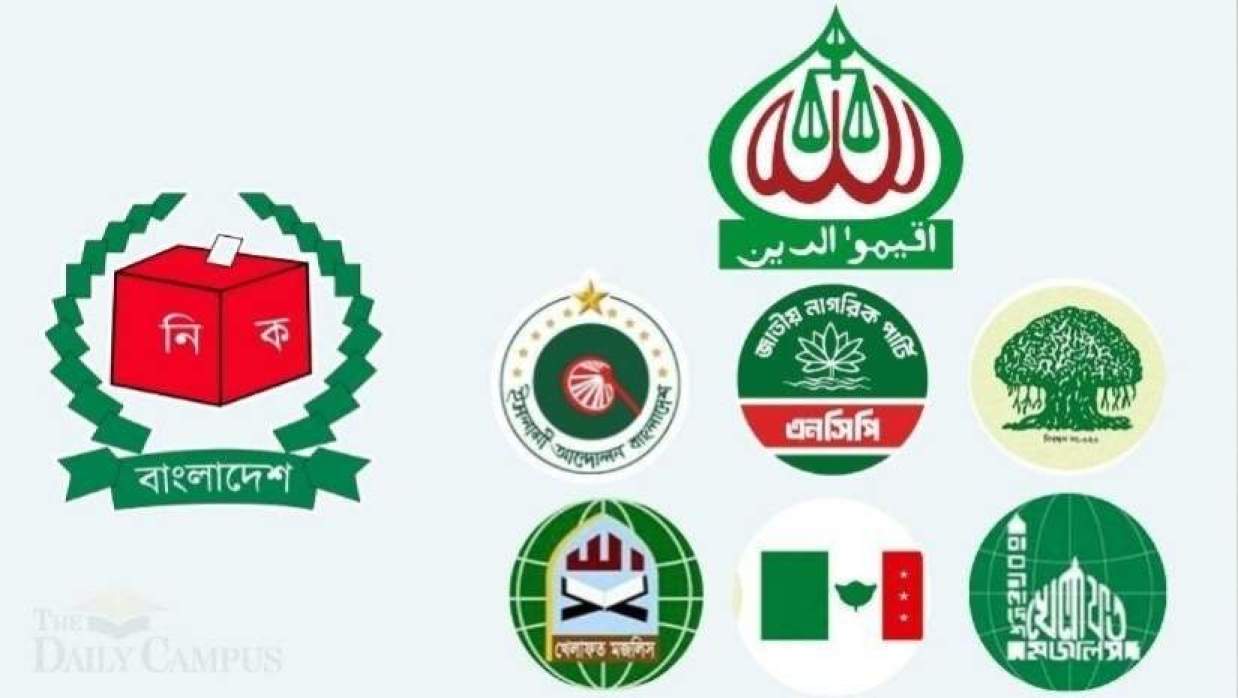 জামায়াত জোটের কয়েকটি দলের লোগো